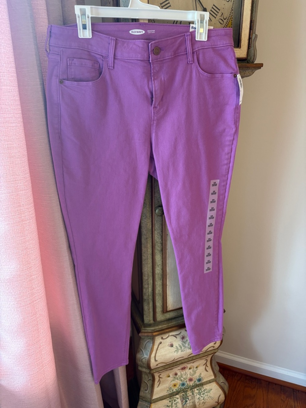 Old Navy Bright Purple Slim Jeans